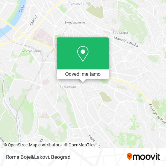 Roma Boje&Lakovi mapa