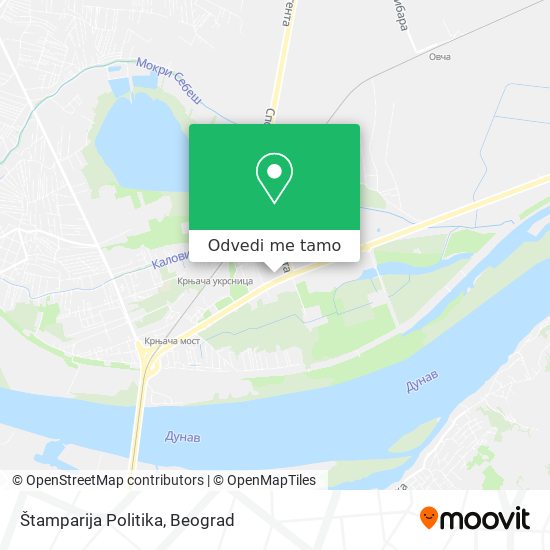 Štamparija Politika mapa