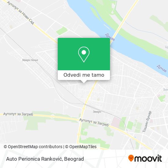 Auto Perionica Ranković mapa