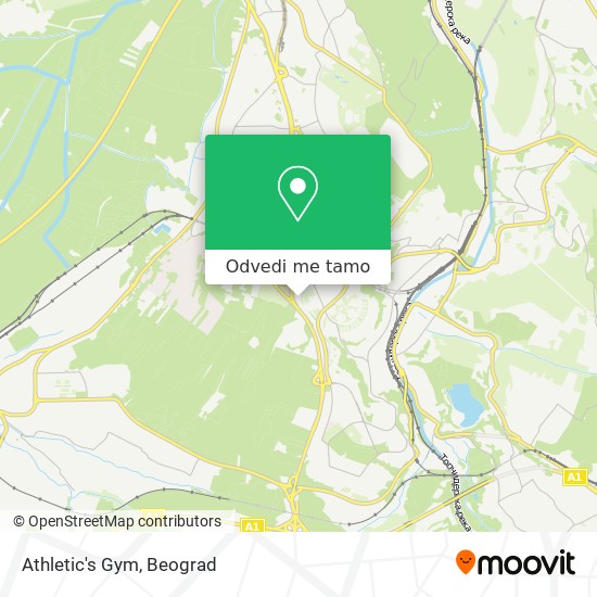 Athletic's Gym mapa