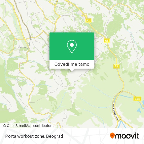 Porta workout zone mapa
