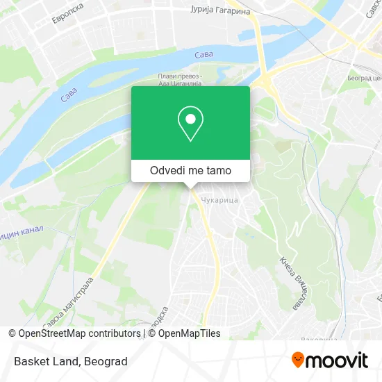 Basket Land mapa