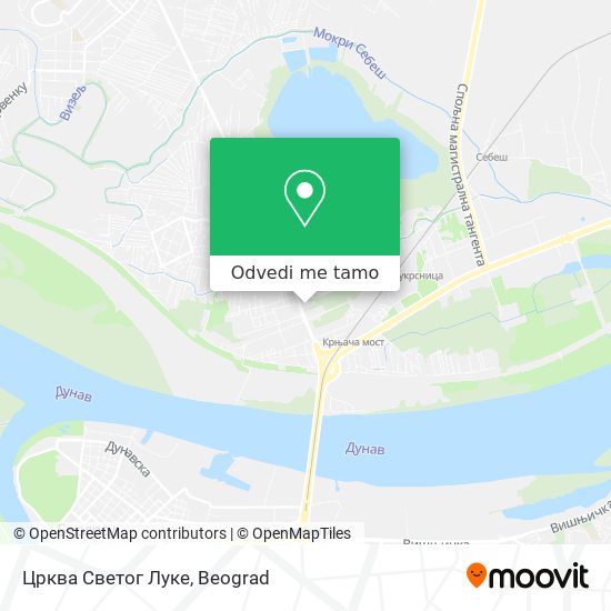 Црква Светог Луке mapa