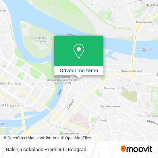 Galerija čokolade Premier II mapa