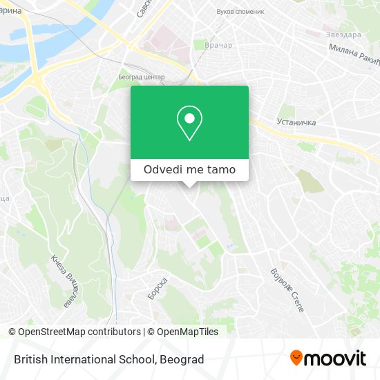 British International School mapa