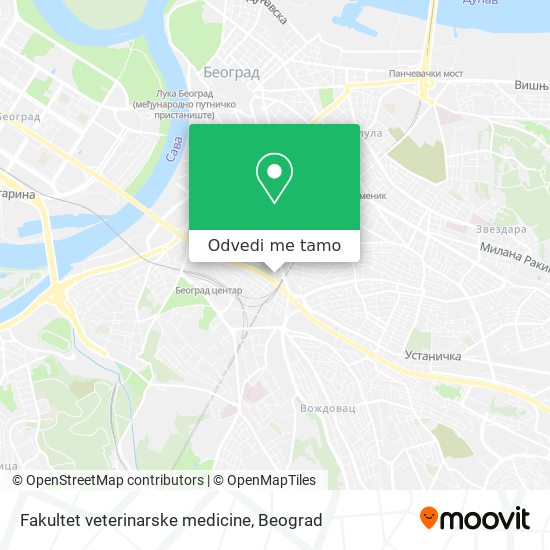 Fakultet veterinarske medicine mapa