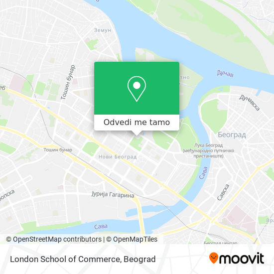 London School of Commerce mapa