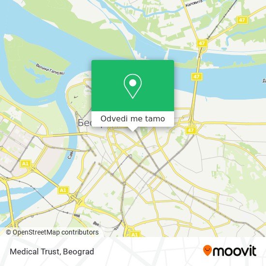 Medical Trust mapa