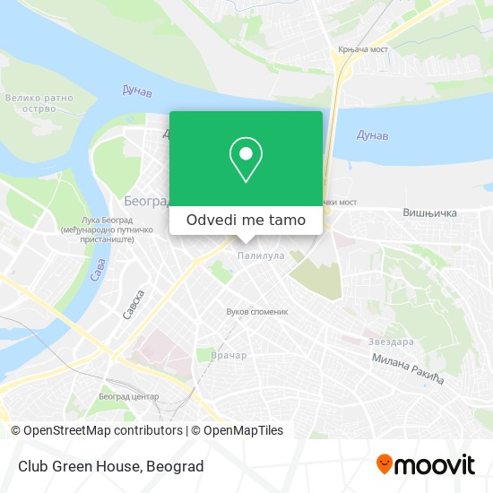 Club Green House mapa