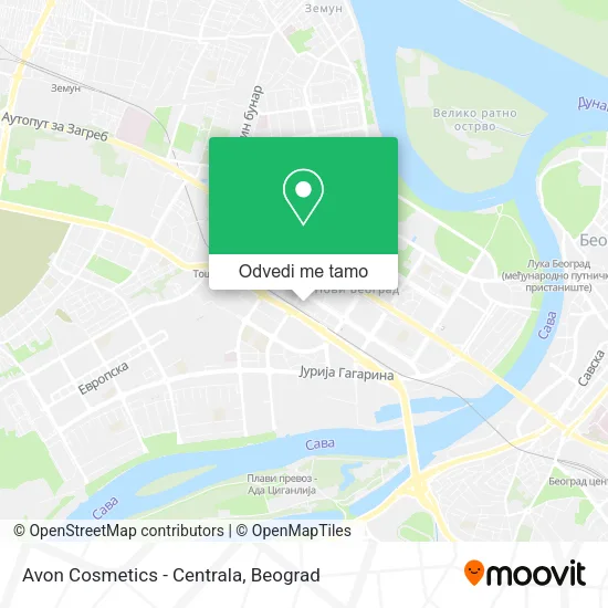 Avon Cosmetics - Centrala mapa