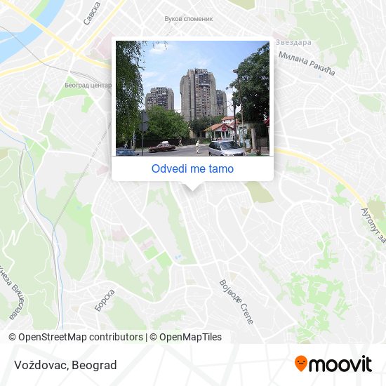 Voždovac mapa