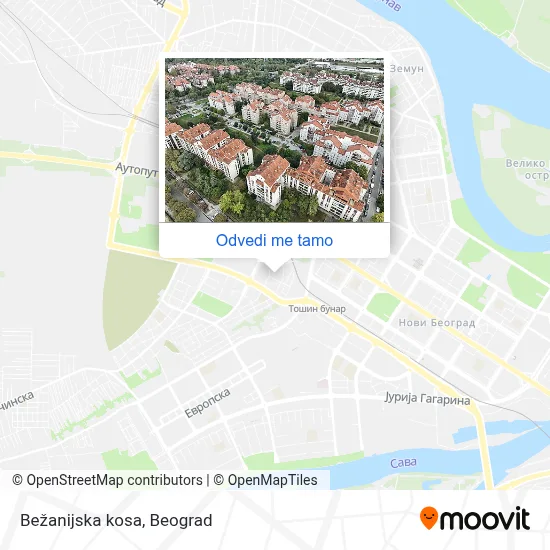 Bežanijska kosa mapa