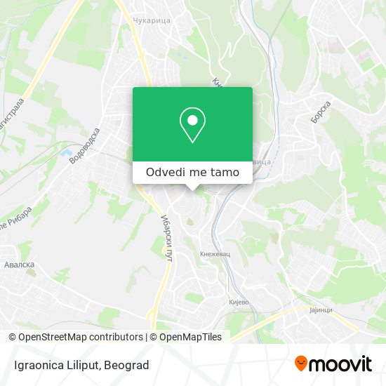 Igraonica Liliput mapa