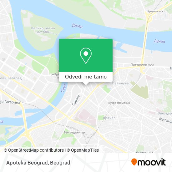 Apoteka Beograd mapa