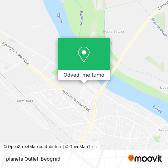 planeta Outlet mapa