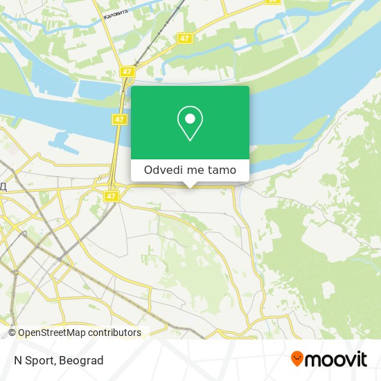 N Sport mapa