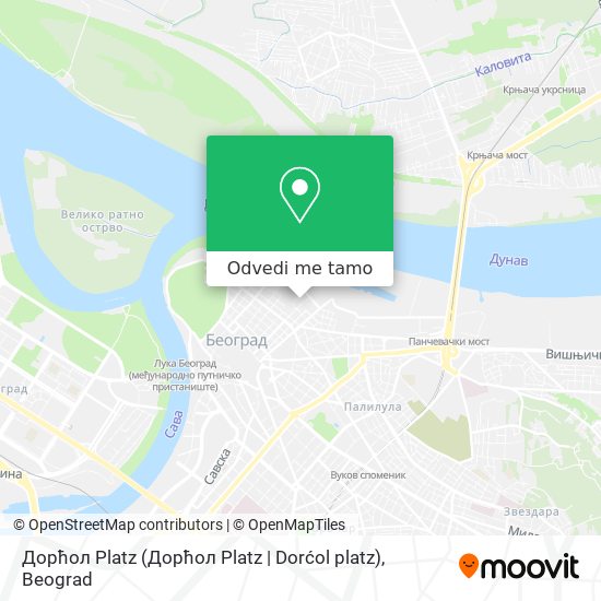 Дорћол Platz (Дорћол Platz | Dorćol platz) mapa