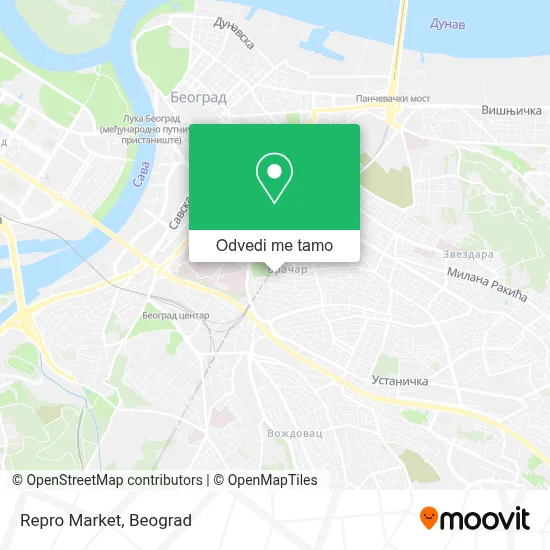Repro Market mapa
