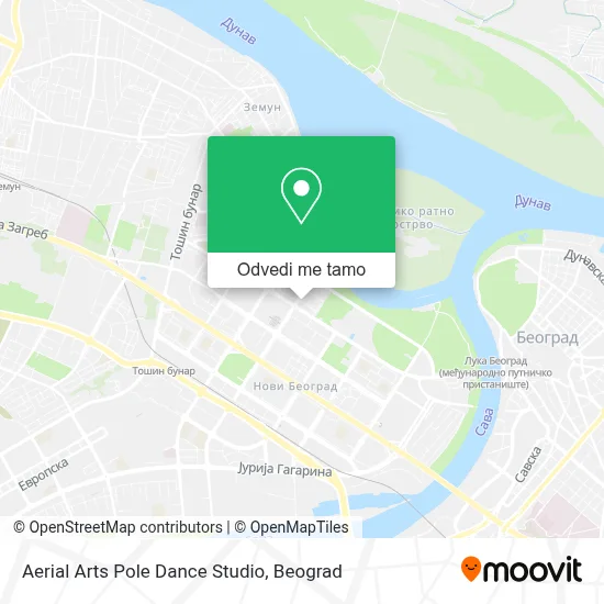 Aerial Arts Pole Dance Studio mapa