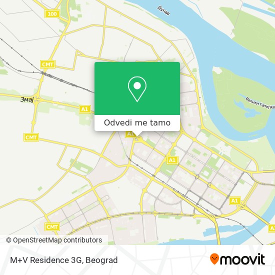 M+V Residence 3G mapa