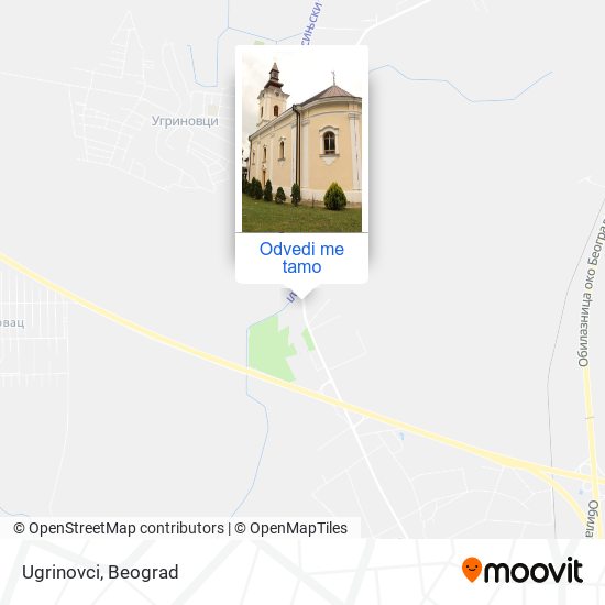 Ugrinovci mapa