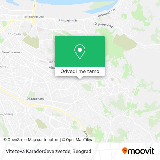 Vitezova Karađorđeve zvezde mapa