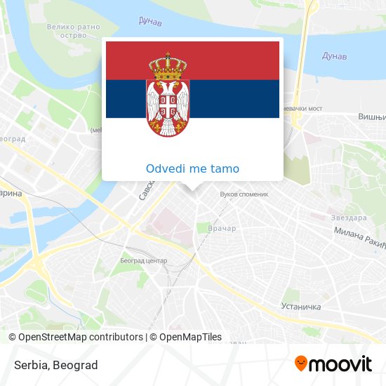 Serbia mapa