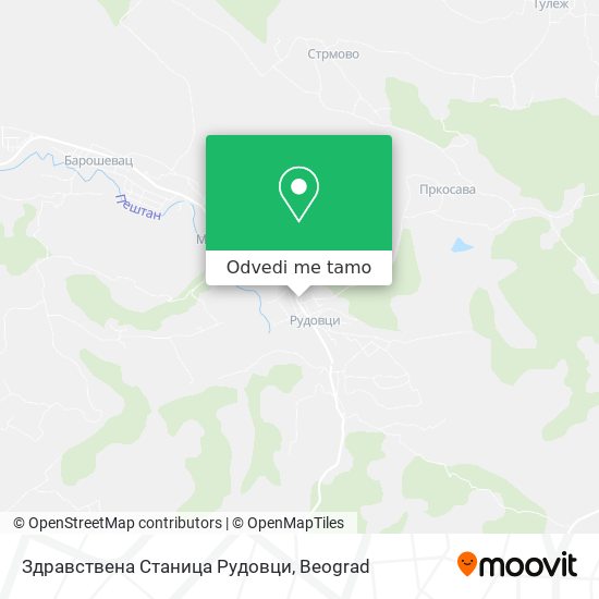 Здравствена Станица Рудовци mapa