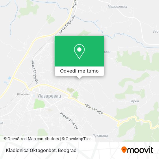 Kladionica Oktagonbet mapa