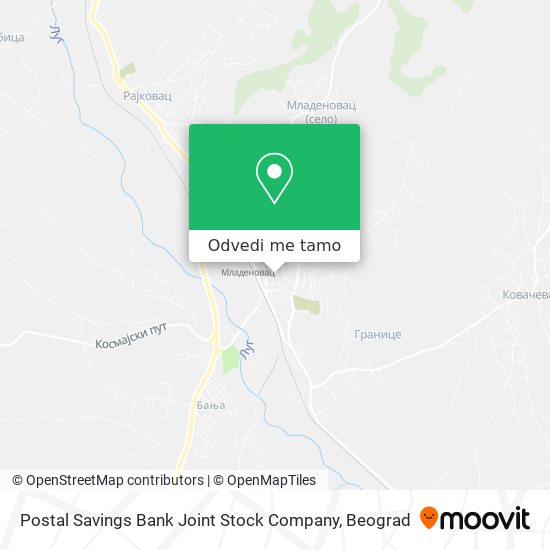 Postal Savings Bank Joint Stock Company mapa