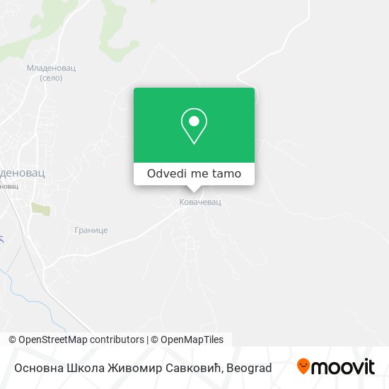 Основна Школа Живомир Савковић mapa