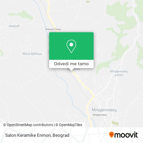 Salon Keramike Enmon mapa