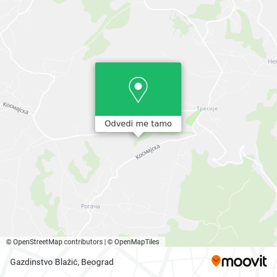 Gazdinstvo Blažić mapa