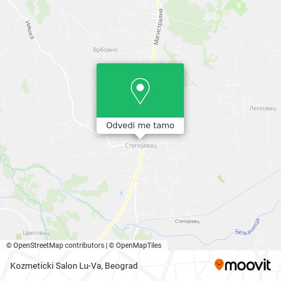 Kozmeticki Salon Lu-Va mapa