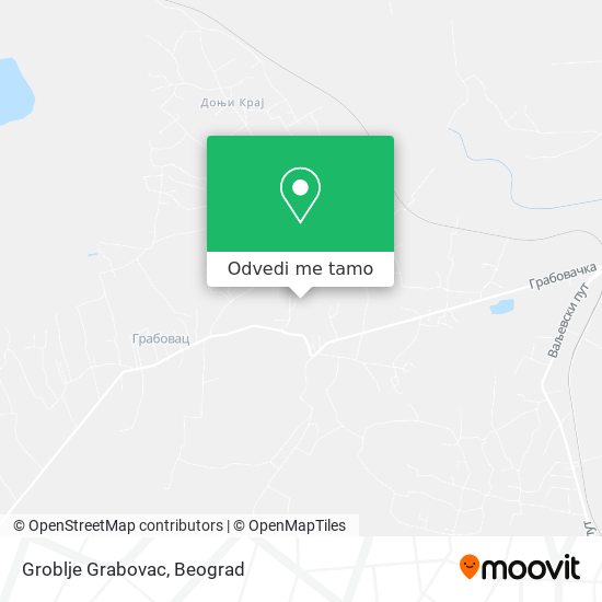 Groblje Grabovac mapa