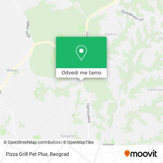 Pizza Grill Pet Plus mapa