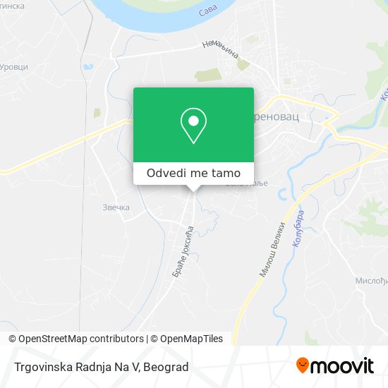 Trgovinska Radnja Na V mapa