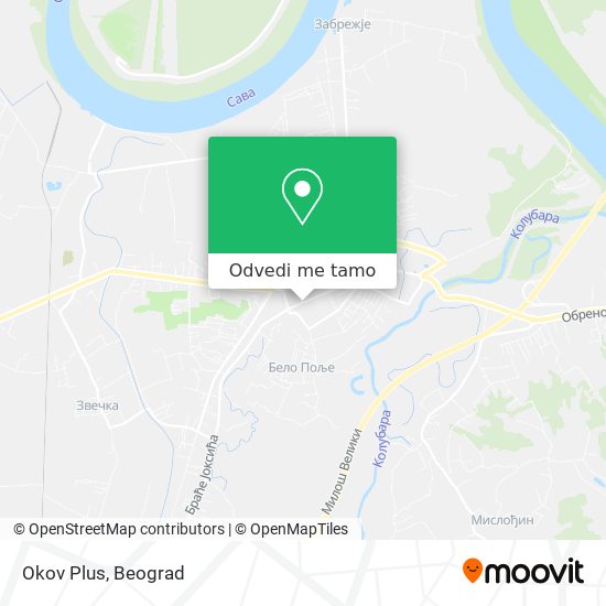 Okov Plus mapa