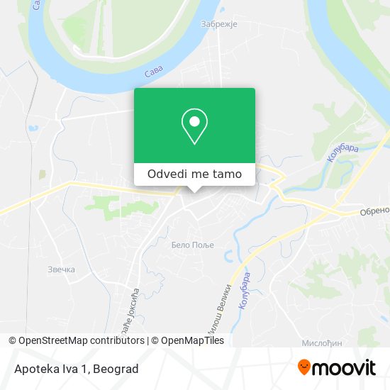 Apoteka Iva 1 mapa