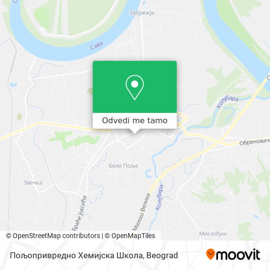 Пољопривредно Хемијска Школа mapa