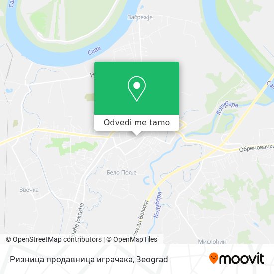 Ризница продавница играчака mapa