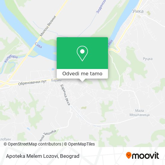 Apoteka Melem Lozovi mapa