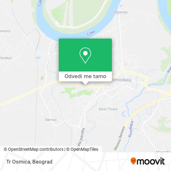 Tr Osmica mapa