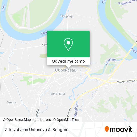 Zdravstvena Ustanova A mapa