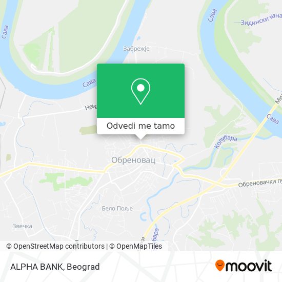 ALPHA BANK mapa