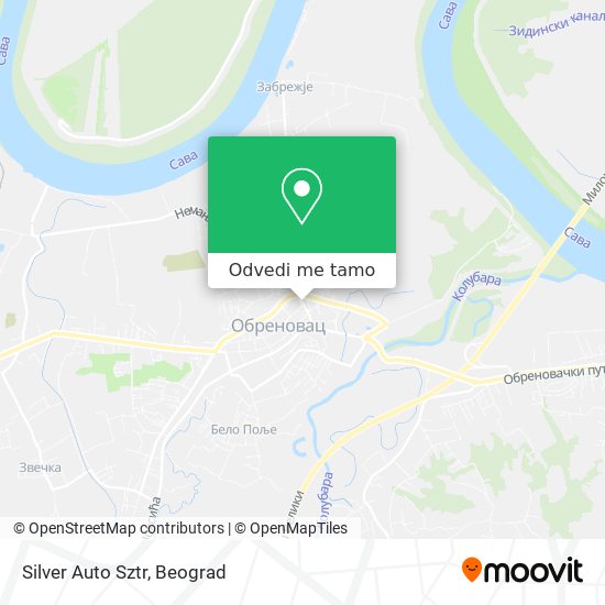 Silver Auto Sztr mapa