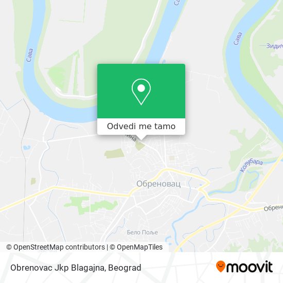 Obrenovac Jkp Blagajna mapa