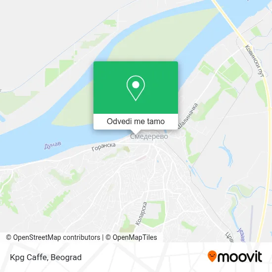 Kpg Caffe mapa
