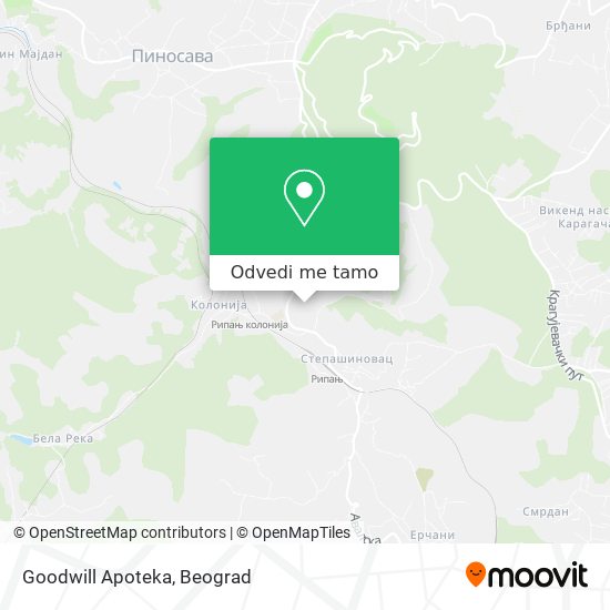 Goodwill Apoteka mapa