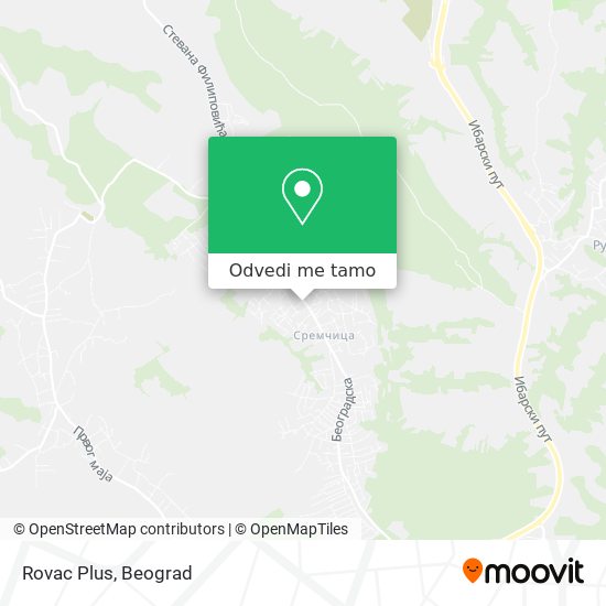 Rovac Plus mapa